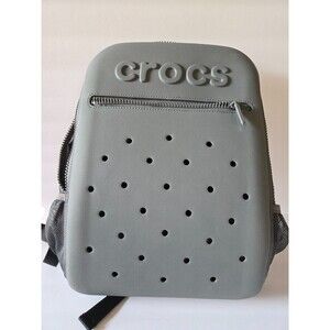 NWT Crocs Gray Laptop Backpack - School Work Everyday Use